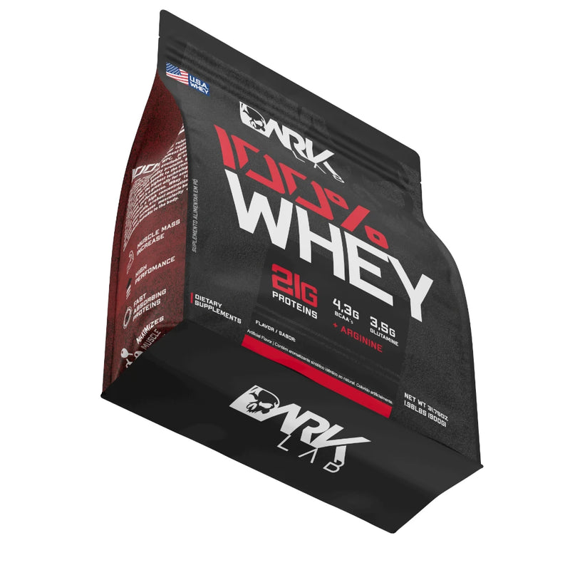 Whey Protein Dark Lab, Refil 900g.  
- Proteina 100% Concentrada