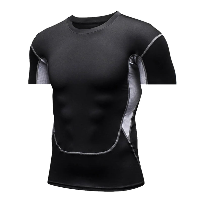 camisetas masculina de compressão, Rashguard, ideal para prática de esportes.